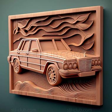 3D модель Mercedes Benz W116 (STL)